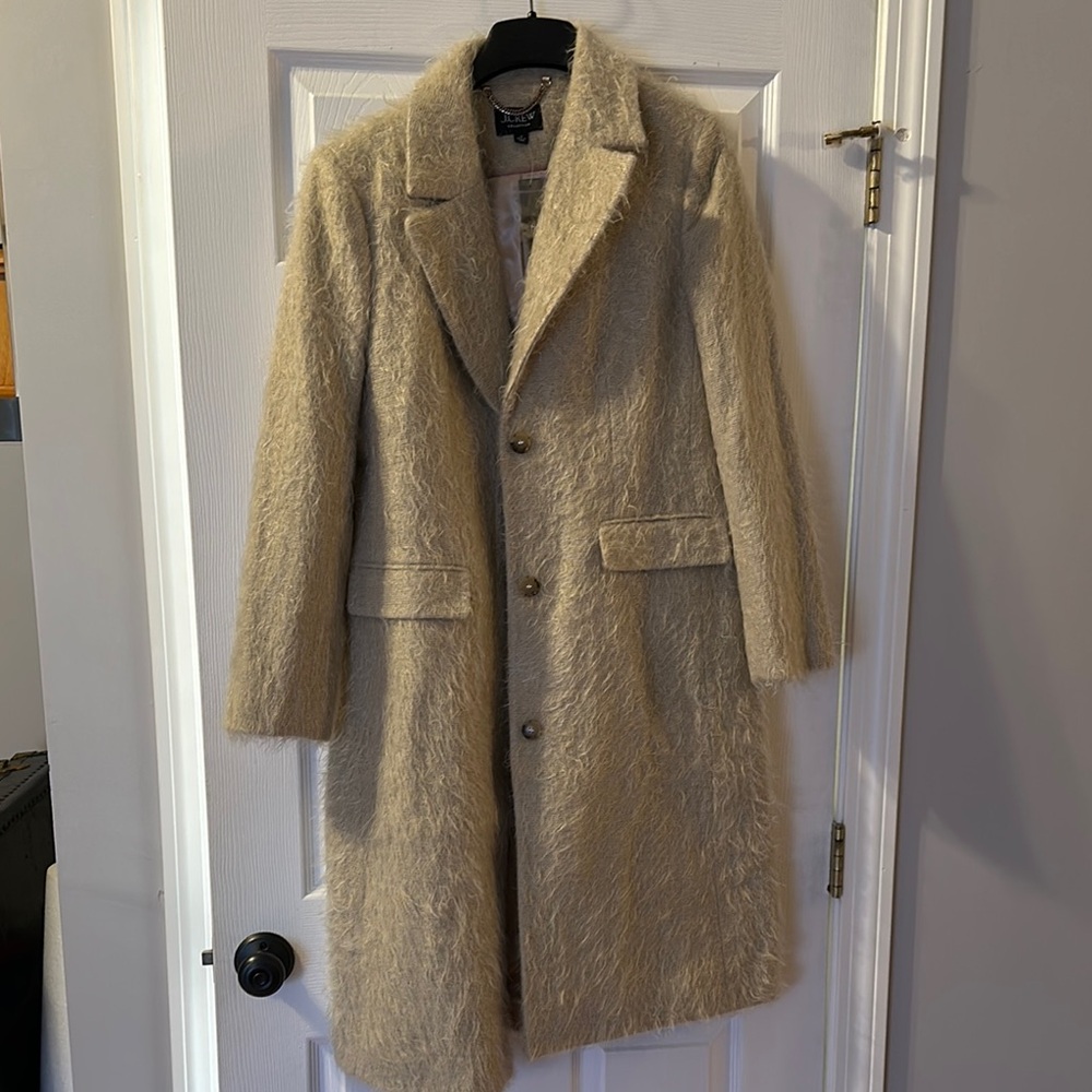 Lady Beige Textured Coat